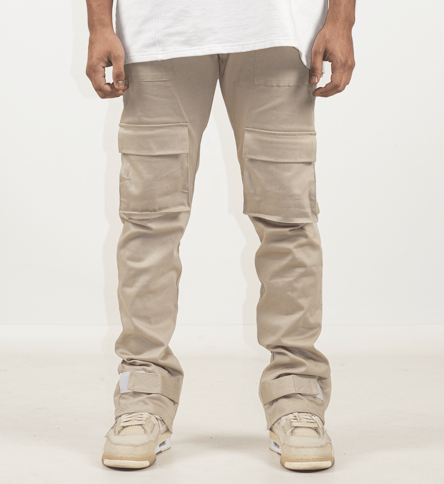 Pantalón cargo V1 Beige